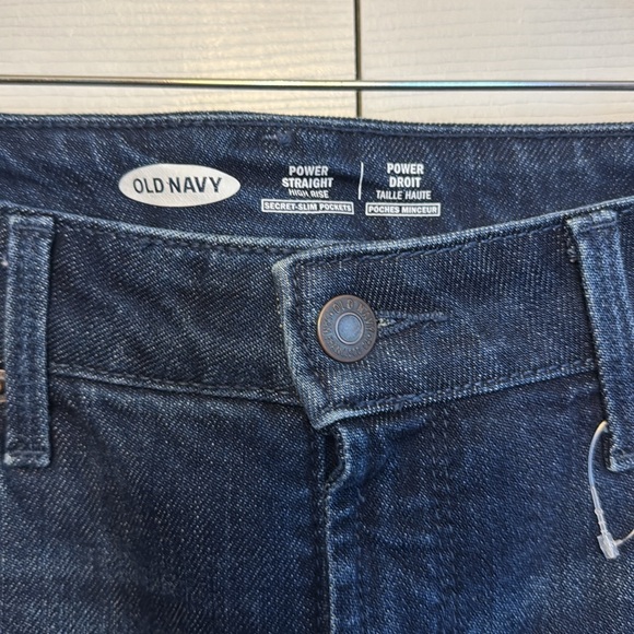 Old Navy Power straight high rise jeans size 12 - Picture 4 of 7